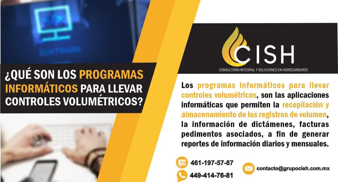 Programas informáticos de control volumétrico